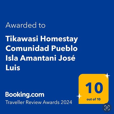 Tikawasi Homestay Comunidad Pueblo Isla Amantani Jose Luis Ocosuyo Exterior photo
